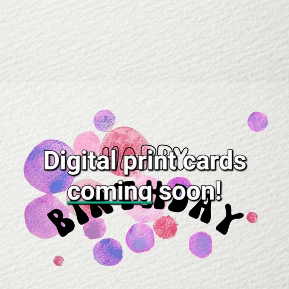 💜Host pick💜 Handmade & Painted Birthday Cards🎂 (customizable!) - Picture 7 of 8